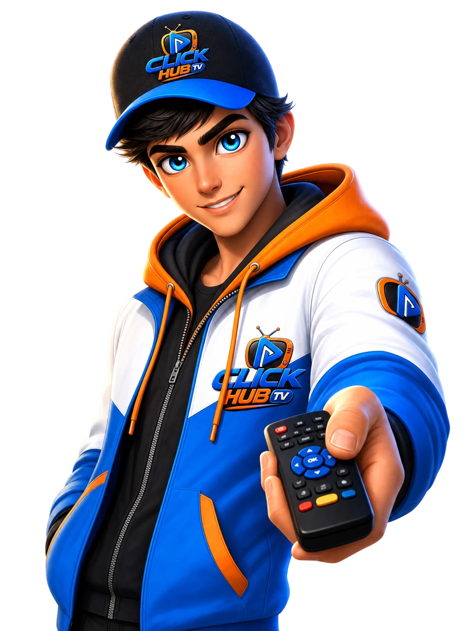 Personagem Click Hub TV